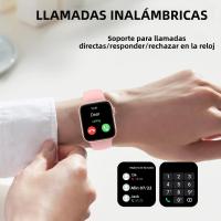 Smart Watch Con Llamada Inalámbrica Multi-Alerta APP Deportiva Papel De Pared Personalizado Compatible Con iPhone Y Android - details 1