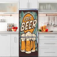 Pegatina Personalizada Para Nevera Decoración De Pared Resistente Al Agua Y Aceite PVC Estilo Moderno Adhesivo Para Hogar Y Habitaciones - details 5