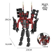 Bloques De Construcción MOC Skibidi Toilet Speaker Titan Modelo Juguete De Plástico Para Niños Regalo De Navidad Y Cumpleaños - details 17