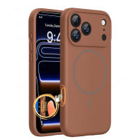 Funda De Silicona Mate Líquida Para iPhone 17 16 15 14 pro Max plus Air Case Con Carga Inalámbrica Magnética Compatible Con Magsafe Cubierta Suave - details 8