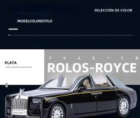 Modelo De Coche Rolls Royce Phantom a Escala 1:32 Metal Con Luz Y Sonido Puertas Abiertas Función De Retroceso Regalo Para Niños - details 1