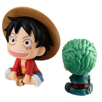 Figura De Acción Anime One Piece Luffy Zoro PVC Kawaii Decoración De Escritorio Para Niños Regalos De Festivales Modelo De Animación Cartoon - details 5