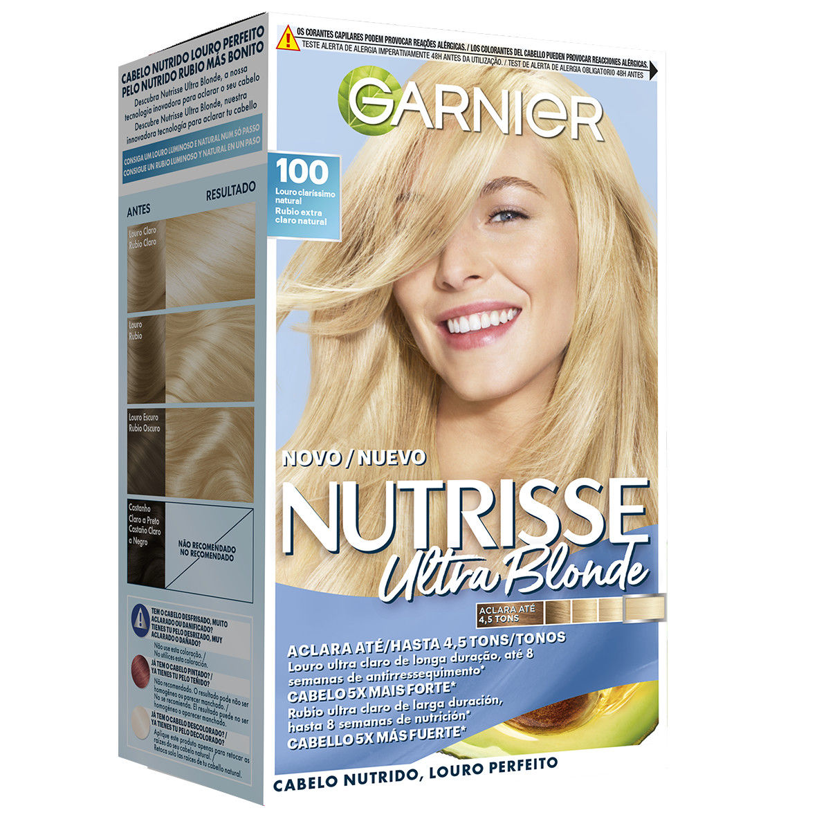 Garnier Nutrisse Ultra Blonde Sin Siliconas