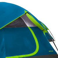 Aktive - Tienda de campaña tipo iglú 4 personas, una habitación, medidas 240x210x130cm, doble techo antilluvia, puerta doble con cremallera y mosquitera superior, carpa camping - details 5