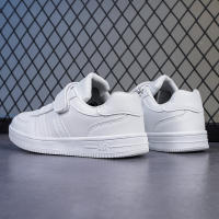 Zapatillas De Niños Y Niñas Blanco Deportivas Casuales Para Escuela Y Caminar Antideslizantes Talla 28-39 Material Superior De Cuero Suela De TPR - details 9