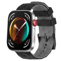 Correa De Deporte De Silicona Suave De Dos Tonos Para Huawei Watch Fit 3 Con Patrón De Fútbol Tamaño 20cm Unisex - details 6