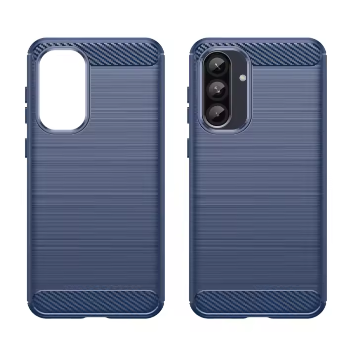 Funda Suave De TPU Con Fibra De Carbono Y Goma Para Samsung Galaxy A57 A56 A55 A37 A36 A35 A26 A25 A17 A16 A15 A07 A06 A05 A05S Anti-Scratch Y Anti-Huella - 1