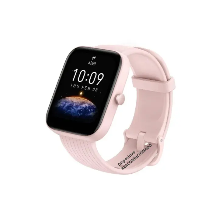 Amazfit Bip 3 Pro - Reloj Inteligente con GPS, Monitor de Actividad y Batería de Larga Duración, Color Rosa - 1