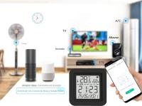 Sensor De Temperatura Y Humedad Universal Tuya Smart WiFi IR Remoto Para Aire Acondicionado TV Compatible Con Alexa Google Home Yandex - details 6