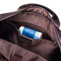 Bolso De Negocios Para Hombre De Cuero Genuino Gran Capacidad Con Computadora - Bolsa De Mano De Capa Superior De Vaca - details 17