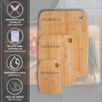 San Ignacio - Pack Batería de Cocina 5 Piezas + Set de 3 Tablas de Corte en Bambú - details 3