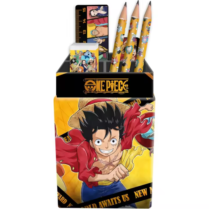 Portalápices con Material Escolar One Piece 85384 - 1