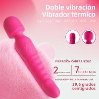 Vibrador AV Potente Para Mujeres Estimulador De G-Spot Y Clítoris Dildo Magic Wand Con Movimiento De Enfriamiento Masajeador De Vagina Juguetes Sexuales Para Adultos Hecho De Silicona - details 2
