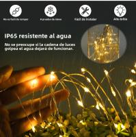 Luces LED De Hiedra Cuadrada 10/20/30/50/100M Para Decoración De Navidad Boda Y Fiesta Con Alambre De Cobre Iluminación Para Árbol De Navidad Y Habitaciones - details 4