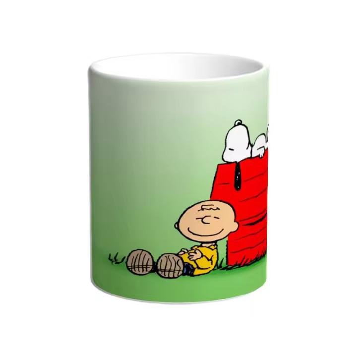 Taza Snoopy. Charlie Brown Carlitos. Woodstock Emilio - 1