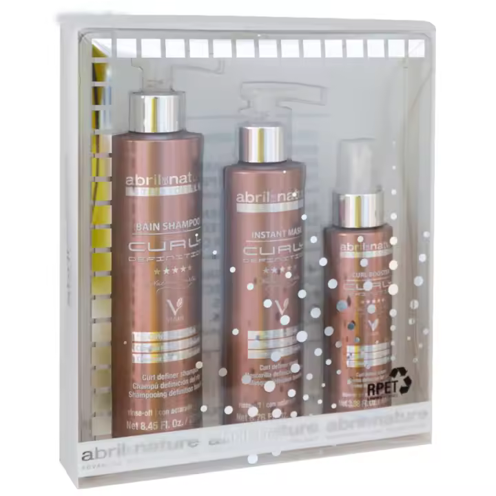 Pack Curly Definition para cabellos rizados u ondulados Cuidado Capilar Profesional abril et nature - 1