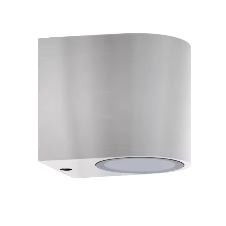 Ledkia Aplique de Pared Exterior Aluminio Gala Plateado - 1