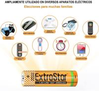 Baterías AA EXTRASTAR 1.5V 860mAh – Pilas Alcalinas No.5 Gama Performance (12/24 Pcs) - details 2