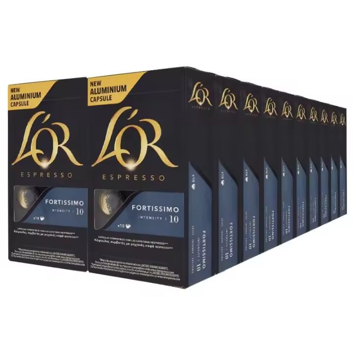Fortissimo L'or 20 cajas compatible Nespresso 200 cápsulas 8711000357712 - 1