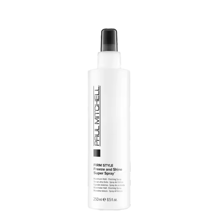 Paul Mitchell Freeze and Shine Super Spray - Spray maximo brillo y fijación extrema para cualquier look. - 1
