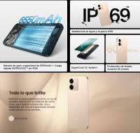 OPPO A6 6/256GB Gold, Qualcomm Snapdragon 685, Pantalla HD+ 6.75″, Cámara Gran Angular 50MP, Batería 6550 mAh - details 1