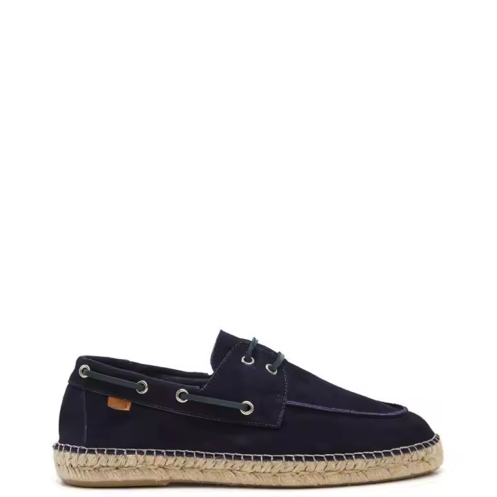 Lois 74411 Alpargatas para hombre azul marino en piel 74411-107 - 1