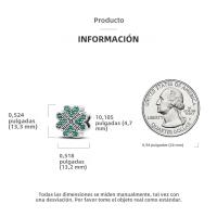 Encantos De Viaje Para Café Plata Charms Para Perros Y Gatos Corazón De Cuentas Adecuados Para Pulsera Original DIY Tendencia Clásica Vintage Romántica - details 332