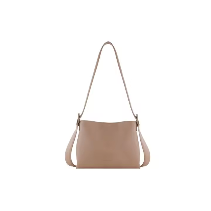 Bolso mediano de hombro con botón magnétco serie Luna - 1