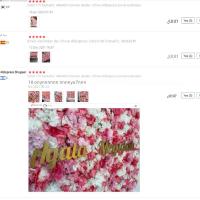 Pared De Flores Artificiales Rosa De Seda Para Decoración De Bodas Baby Show Navidad Casa Fondo Decorativo Hechas a Mano - details 0