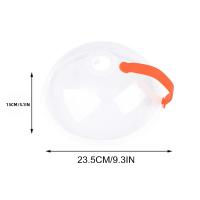 Tapa De Alimentos Para Microondas Resistente Al Calor Con Ventilación Protector Anti-Salpicaduras De Cocina Transparente Y Gruesa - details 2