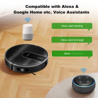 Robot Aspirador y Fregasuelos Mopa Húmeda Liectroux N7S-U, Mapeo Inteligente, App WiFi, Succión 6000Pa, 120min Autonomía, Cubo Basura 400ml y Tanque Agua 250ml, Compatible con Alexa y Google Assistant, para Pelo Mascotas, Alfombras y moquetas Suelo Duro - details 7