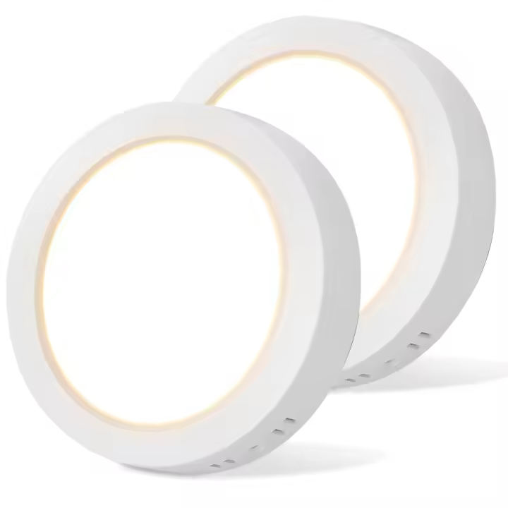 Aigostar Lámpara de Techo LED 12W (108W) Plafón LED 1300LM IP20 Blanco Cálido 3000K - 1
