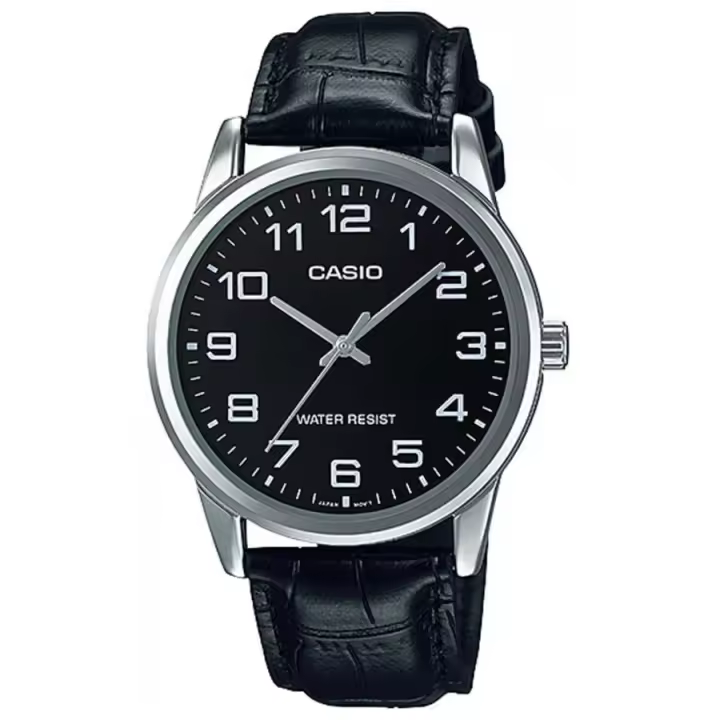 Casio Mtp-v001l-1b Reloj Para Para Hombre Color Negro - 1