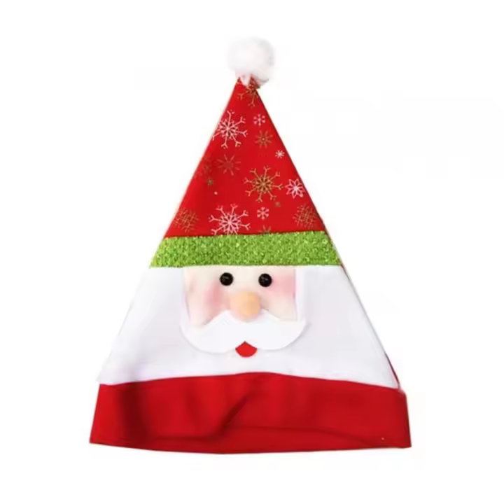 Partilandia Gorro de Cara Papá Noel - 1
