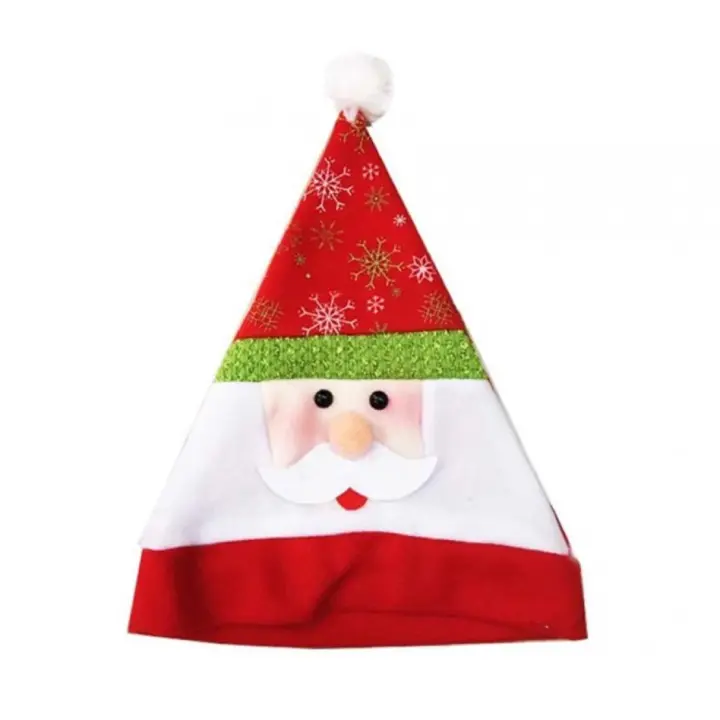 Partilandia Gorro de Cara Papá Noel - 1
