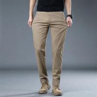 Pantalones Casuales Para Hombre 98% Algodón Gris Caqui Trabajo Pantalones De Oficina Talla Grande Moda Coreana Y2k Ropa De Marca Jogger Cargo - details 20