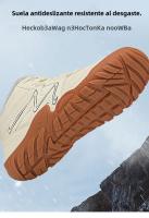 Botas De Invierno Para Hombre Botines De Nieve Antideslizantes Y Cálidos Con Peluche Casual Ligeros Para Senderismo - details 7