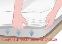 ARISE SHOP-*Protector de Colchón Impermeable, Protector De Colchón Acolchado Impermeable,Cubrecolchón, Transpirable, Confortable, Varias Medidas 90/105/135/150Cm - details 3