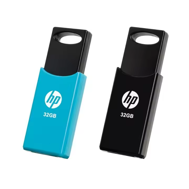 PNY Memoria USB HP V212w 32GB Pack 2 Unidades Negro/Azul - 1