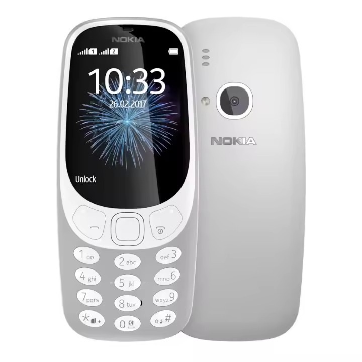 Teléfono Móvil Nokia 3310 3G, Pantalla 2.4", Cámara, Bluetooth y Radio FM - 1