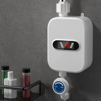 Juego De Cabezal De Ducha Térmico Sin Tanque Ajustable Para Baño Impermeable Máquina De Calentamiento Instantáneo Para El Hogar - details 8