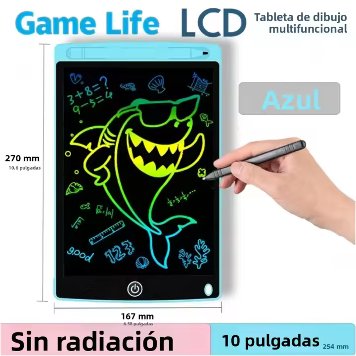 Tablet De Dibujo Electrónico 12 Pulgadas Con Pantalla Colorida Para Niños Tablero De Escribir Y Dibujar Regalo Para Niños De 0 a 12 Años - 1