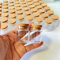 Botellas De Vidrio Pequeñas Con Tapa De Goma 25ml 12/24/36 Pcs Para Decoración Del Hogar Y DIY Botellas De Sueños Para Bodas - details 2