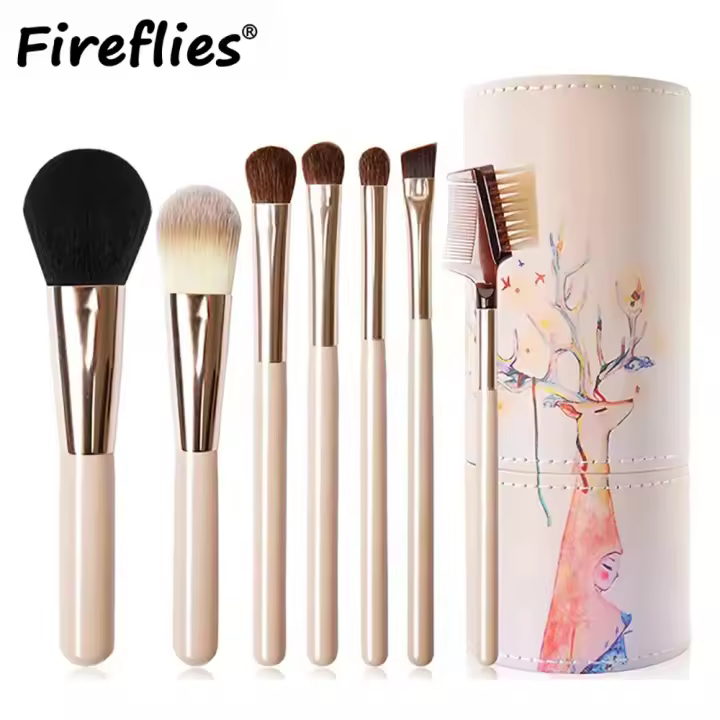Set De Brochas De Maquillaje Profesional De Alta Gama Con Cuenco Para Fijar El Maquillaje Uso Diario Para Rostro Y Ojos - 1