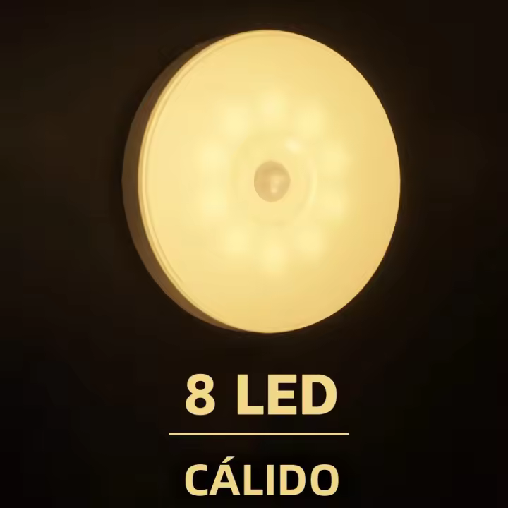 Lámpara Nocturna LED Recargable Inalámbrica Con Sensor De Movimiento Para Armarios Escaleras Librerías Y Cocina Luz De Inventario Clara - 1