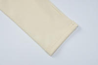 Dulzura Conjunto De Pantalones Casuales De 2 Piezas Suéter De Cuello Redondo Manga Larga Abrigo Sólido Pantalones De Pierna Ancha Clubwear Fiesta - details 12