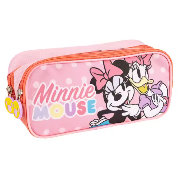 Cerdá Portatodo Doble Minnie Mouse Rosa 22,5 X 8 X 10 Cm Infantil - 1