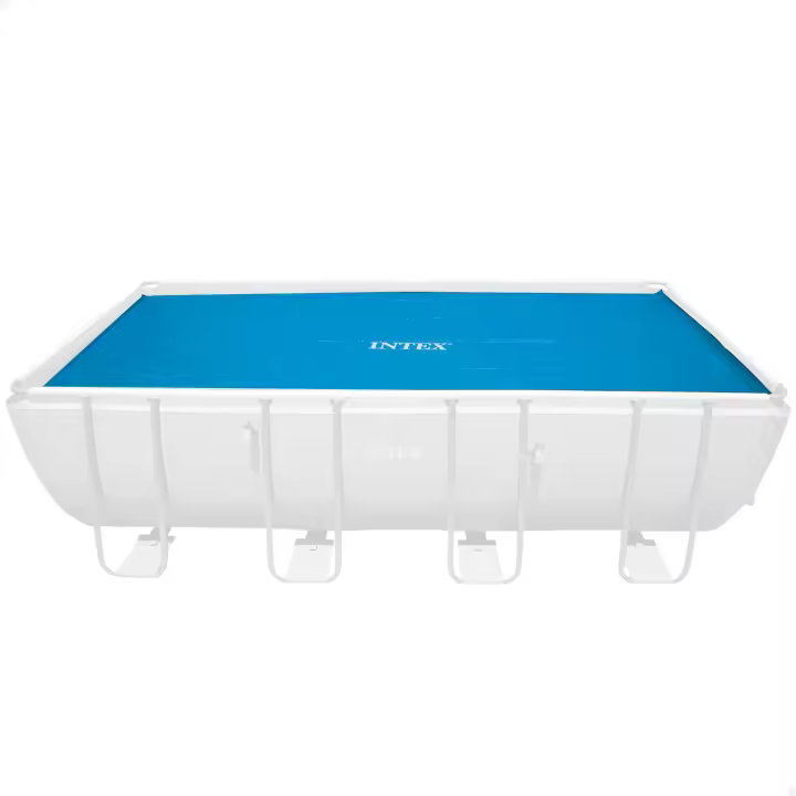 INTEX - Cobertor solar piscina rectangular, 549x274 cm, reduce la evaporación del agua, conserva la temperatura, con orificios de drenaje - 1