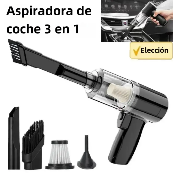 Aspiradora Portátil De Alta Potencia Mini Sin Cable 6000PA Succión Fuerte Recargable Colección De Polvo Para Coches Espacios Pequeños Y Gaps Del Teclado - 1