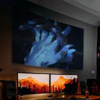 Tapiz De Pintura Azul Con Manos Arte Para Pared De Sala De Estar Dormitorio Decoración De Habitación Incluye Kit De Instalación Gratis - details 2